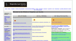 Desktop Screenshot of negombolawsociety.com